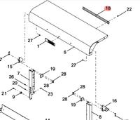  KMK-M134F-00 HOLDER,PVC PLATE 